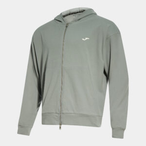 CHAQUETA CON CAPUCHA SOFT GRIS