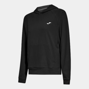 SUDADERA CON CAPUCHA SOFT NEGRO