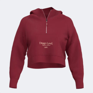 SUDADERA CON CAPUCHA MIMETIC VINO