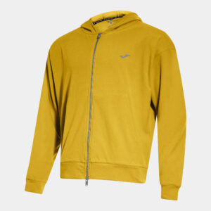 CHAQUETA CON CAPUCHA SOFT AMARILLO