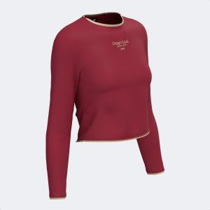 CAMISETA MANGA LARGA MIMETIC VINO